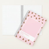 Coquette Teddy Bears Aesthetic Notebook Notizblock (Innen)
