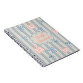 Coquette Thema Ribbons & Bags personalisiert Notizblock (Rechte Seite)