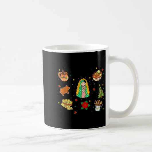 Coquette Tis The Season Mexican Christmas Spanish  Kaffeetasse (Rechts)