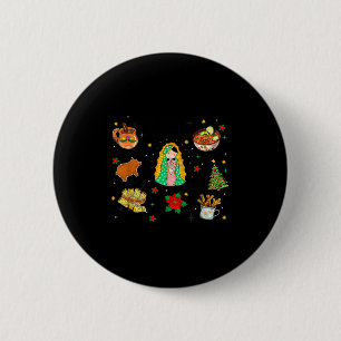 Coquette Tis The Season Mexikanisches Weihnachten  Button