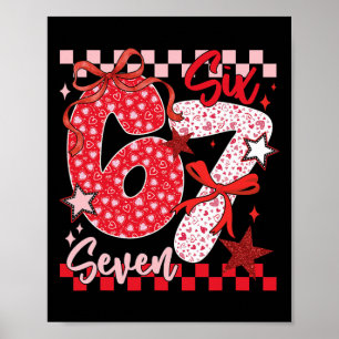 Coquette Valentine 67 Six Seven Vornehme Herz-Schl Poster