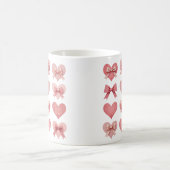 Coquette Valentine Rosa Herzstück Kaffeetasse (Mittel)