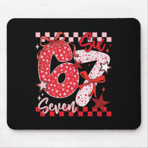 Coquette Valentinstag 67 Six Seven Preppy Herz Sch Mousepad