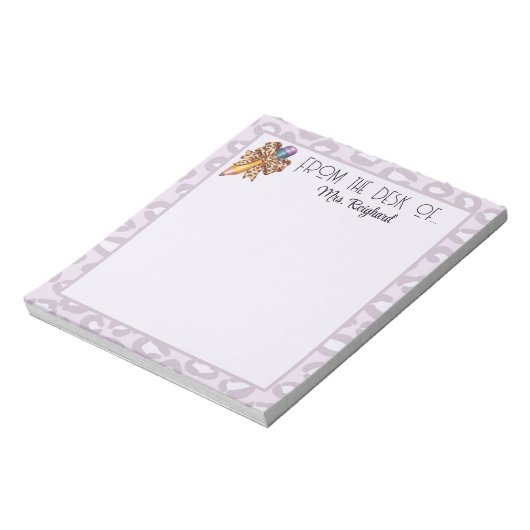 Coquette "Vom Schreibtisch des..." Notizblock (Rotiert)