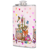 Coquette-Wasserflasche Flachmann (Links)