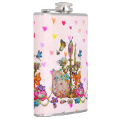 Coquette-Wasserflasche Flachmann (Rechts)
