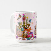 Coquette-Wasserflasche Kaffeetasse (Vorderseite Links)