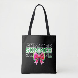 Coquette Wassermelone Bow Sommer 2026 Varsity Tasche