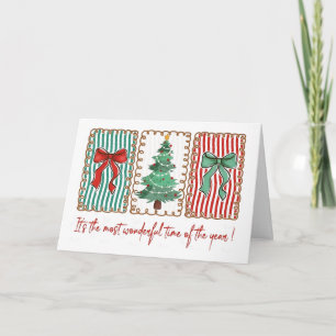Coquette Weihnachten Die wunderbarste Zeit des Jah Karte