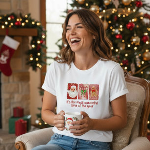 Coquette Weihnachten Santa Zuckerstangen Lebkuchen Tri-Blend Shirt