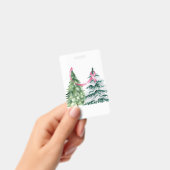 Coquette Weihnachtsbaum, Brustkrebs-Bewusstsein Ausweis (Handheld)