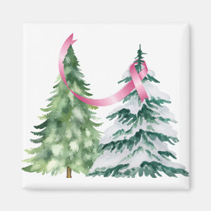Coquette Weihnachtsbaum, Brustkrebs-Bewusstsein Magnet