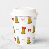 Coquette Weihnachtsglocken und Bows Classic Pappbecher (Links)