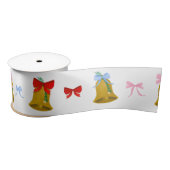 Coquette Weihnachtsglocken und Bows Preppy Classic Satinband (Spule)