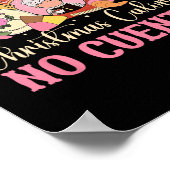Coquette Weihnachtskalorien No Cuentan Mexican Foo Poster (Ecke)