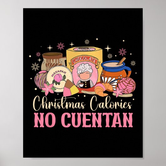 Coquette Weihnachtskalorien No Cuentan Mexican Foo Poster (Vorne)