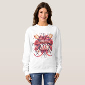 Coquette Welcome 2026 New Year Design Sweatshirt (Vorne ganz)