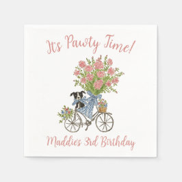 Coquette Welppy Geburtstagsparty Napkins Serviette