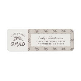 Coquette Whimsical Bows Class of 2026 Graduation