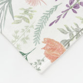 Coquette Wildblumenwiese Fleecedecke (Ecke)