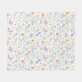 Coquette Wildflower Meadow  Fleecedecke