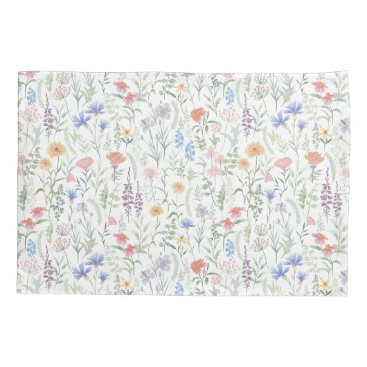 Coquette Wildflower Meadow Kissenbezug (Rückseite)
