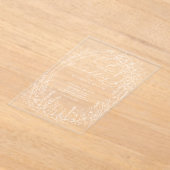 Coquette Woodland Garden Blumenzehen Acryleinladungen (Ablage )