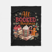 Coquette Xmas Book Lover, Santa Cocoa, All I Want Fleecedecke (Vorderseite)