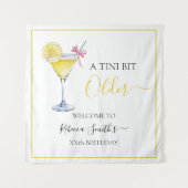 Coquette Zitronencocktail Ein bisschen älter zum G Wandteppich (Vorderseite)