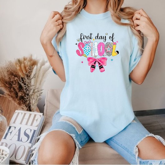 Coquettish first day of school T-shirt  Tri-Blend Shirt