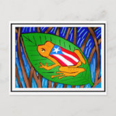 Coqui-Flag Postkarte (Vorderseite)