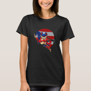 Coqui Frog Gitarre Puerto Rico Animal T-Shirt