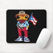 Coqui Frog Puerto Rico Flag Taino Boricua Hispanic Mousepad (Mit Mouse)