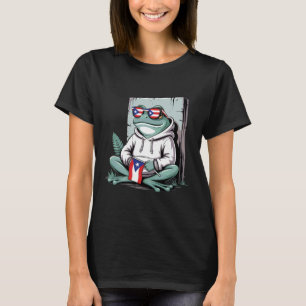 Coqui-Frosch Puerto Rico Taino Puerto-ricanische F T-Shirt
