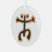 Coqui Taino Ornament Aus Glas (Vorderseite links)