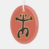 Coqui Taino Ornament Aus Glas (Vorderseite links)
