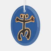 Coqui Taino Ornament Aus Glas (Vorderseite links)
