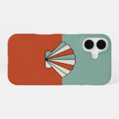 Coquillage Géométrique Vintage iPhone 16 Hülle (Rückseite (Horizontal))