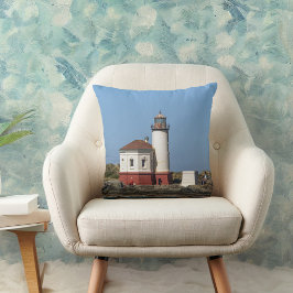 Coquille River Lighthouse in Bandon Oregon Kissen