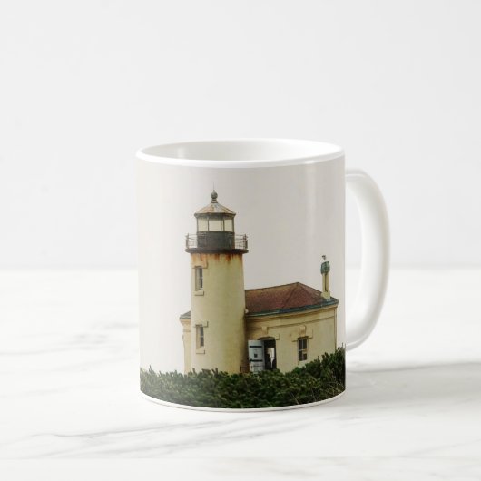 Coquille River Lighthouse, OR Kaffeetasse (VorderseiteRechts)