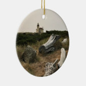 Coquille River Lighthouse, OR Keramik Ornament (Rechts)