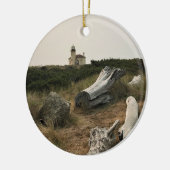 Coquille River Lighthouse, OR Keramik Ornament (Links)