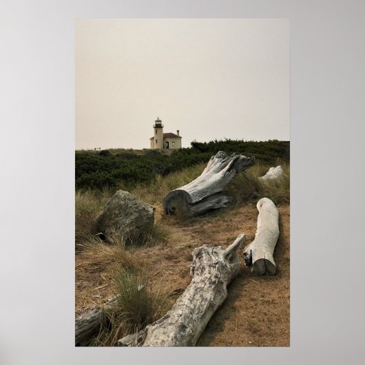 Coquille River Lighthouse, OR Poster (Vorne)