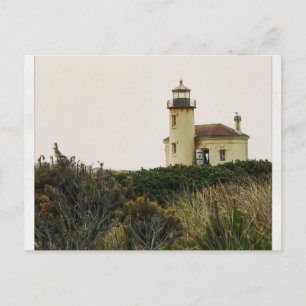 Coquille River Lighthouse, OR Postkarte