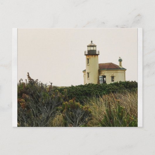 Coquille River Lighthouse, OR Postkarte (Vorderseite)