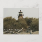 Coquille River Lighthouse, OR Postkarte (Vorderseite)
