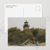 Coquille River Lighthouse, OR Postkarte (Vorne/Hinten)
