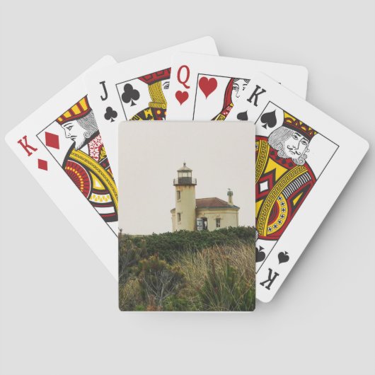 Coquille River Lighthouse, OR Spielkarten (Rückseite)