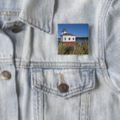 Coquille River lighthouse, Oregon, USA Button (Beispiel)