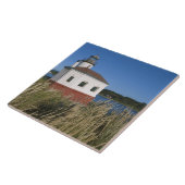 Coquille River lighthouse, Oregon, USA Fliese (Seite)
